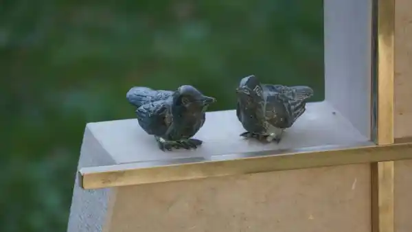 Vögel aus Bronze 