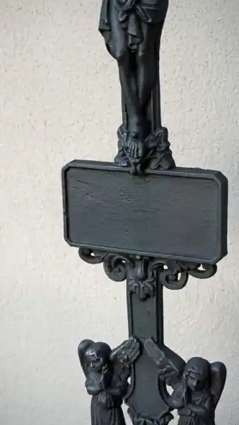 Tafel aus Gusseisen für die Beschriftung geeignet